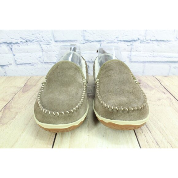 LL Bean Mountain Slippers Moccasin Dark Cement Size 8 M - Picture 4 of 9